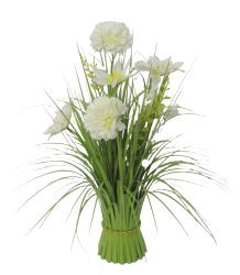 Strauß Gebündel weiß 40cm