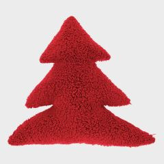 Kissen White xmas 45x45cm tree red