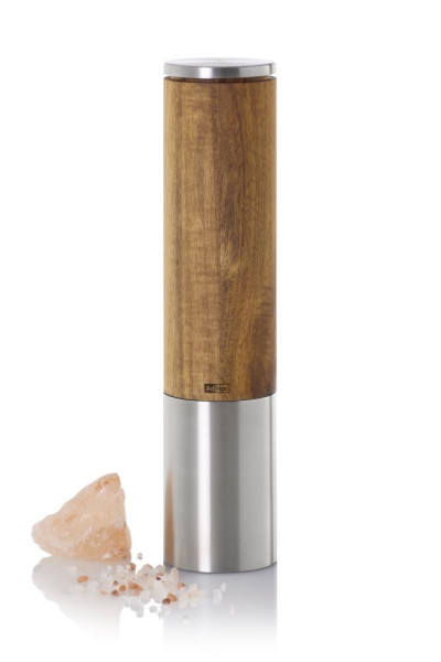 Elektrische Pfeffer- /Salzmühle eMill.5 Akazienholz/Edelstahl D:5,1cm, H:22cm