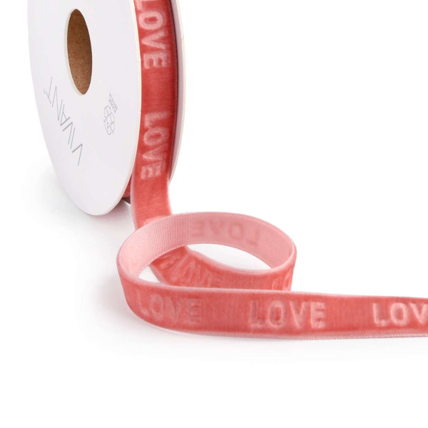 Band VELVET LOVE 12mmx5m marmorrosa