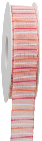 Band French Terry 25mmx18m rosa