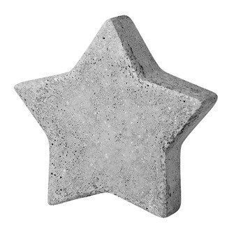 Gießform Stern 9x3,5cm nicht hitzebeständig