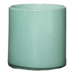 Vase Zylinderform Astra Solid Blau Grün 18x18cm