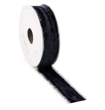 Band CHRUSHED VELVET 30mmx2m anthrazit