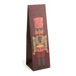 Papiertüte JOY NUTCRACKER 27x8x8cm dunkeltor