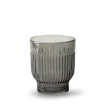 Windlicht Glas smoke 8,5x7,5cm