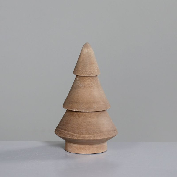 Tannenbaum Holz braun 20cm