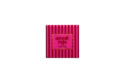 Untersetzer Terracotta Love Tiles Motiv: Amore Mio, rosa/rot 11x0,6x11cm