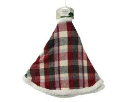 Baum Unterdecke kariert Polyester D100cm