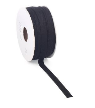 Band COTTON 25m x 9mm schwarz