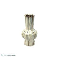 Vase Trumpet Smokey-weiß S 26x13,5cm