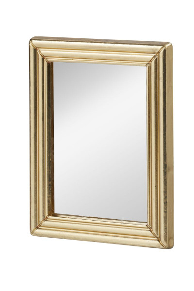 Spiegel ca. 3,9 x 5 cm gold