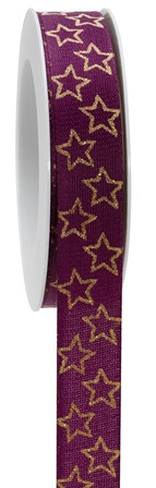 Band Bright Stars 25mmx18m mauve