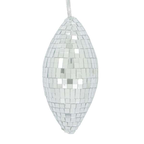 Hänger Schaumstoff silber 8.5x8.5x18cm
