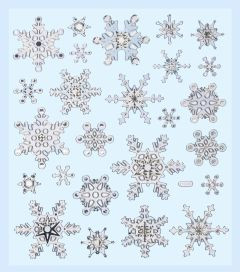 HOBBY Design Sticker Eiskristalle
