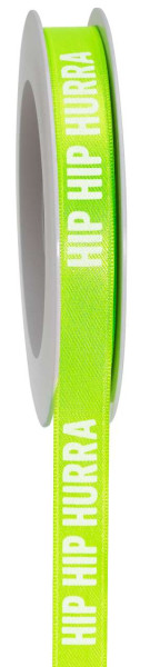 Band Hip Hip Hurra 15mmx18m neon-grün