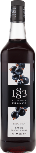 1883 Sirup Cassis 1L schwarze Johannisbeere
