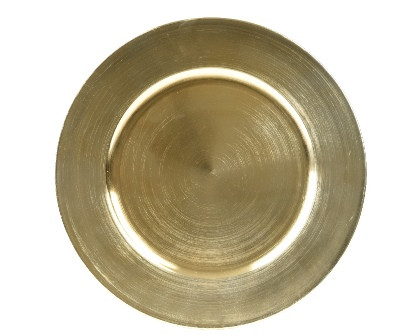 Teller Deko gold 33x1.5cm