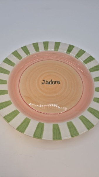 Teller Steingut multi 22x22x2,4cm