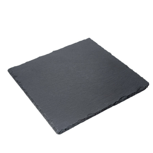Platte Schiefer anthrazit quadrat 30x30x0,5cm