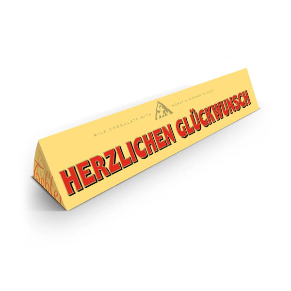 Toblerone Schokoriegel 100g - Herzlichen Glückwunsch