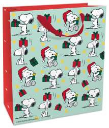 Tasche 18x21x8cm matt X-Mas Mini-Snoopy