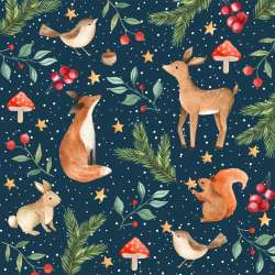 Serviette Atelier 33x33cm Atelier Winternight