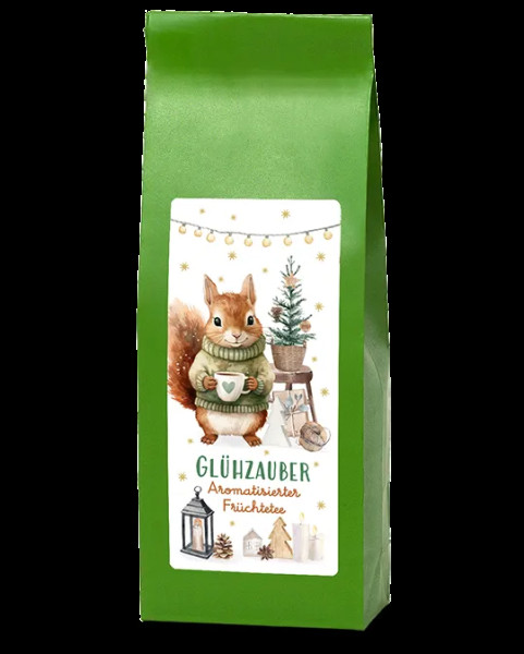 Tee Glühhzauber Eichhörnchen aromatisierter Früchtetee 100g