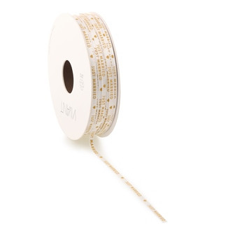 Band SMALL Just Married 3mmx50m Fb.08 bamboo/off white