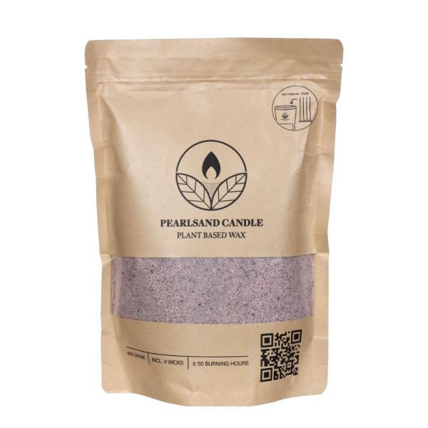 Wachsgranulat grau 400g