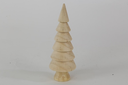 Tannenbaum Holz natur 6,5x18cm