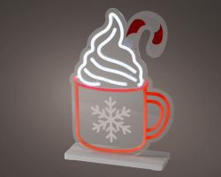 LED Neon Light XMAS Kakao indoor 10x26x37,5cm