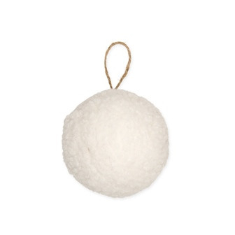 Kugel Teddyfell off-weiss Ø10cm