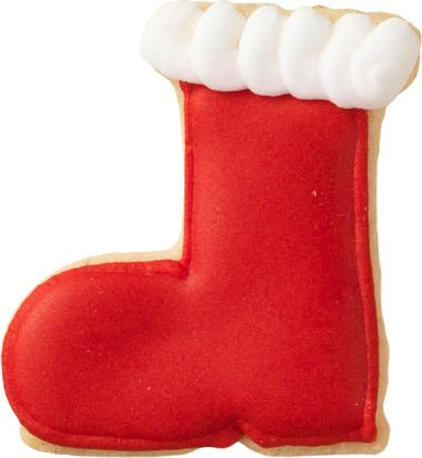 Ausstechform Stiefel mini 4cm Edelstahl PG rot