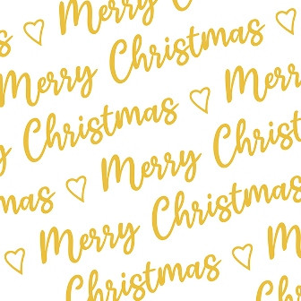 Serviette Atelier 33x33cm Christmas allover weiß