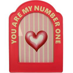 Bilderrahmen Polyresin Pink 13x18cm