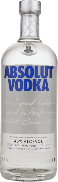 Vodka Absolut 40%vol.,1L