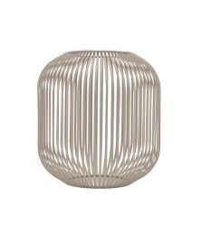 Laterne Metalll "Lunaro" sand, Größe L: 26,8x26,8x27,8 cm