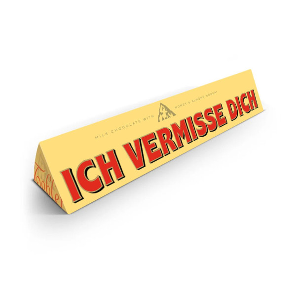 Toblerone Schokoriegel 100g - Ich vermisse dich