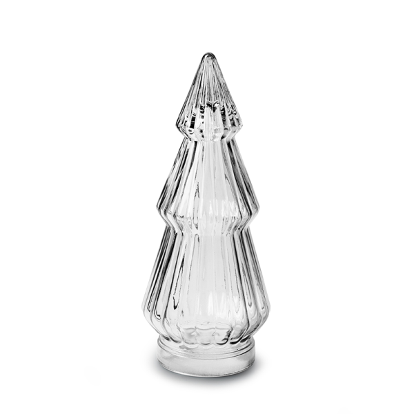 Weihnachtsbaum Glas klar 23x9cm