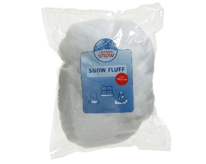 Schnee Polyester L38.00-W25.00-H3.00cm, weiss