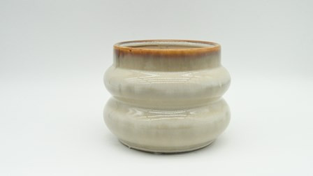 Topf Keramik creme 14,6x14,6x10,8cm