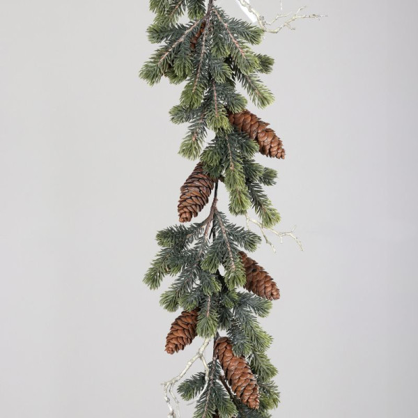 Tannengirlande m. Zapfen 120cm