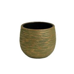 Topf Juva Zement Vintage-Gold 9x11,5cm