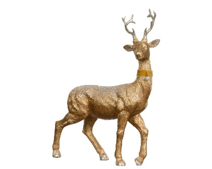 Hirsch gold 7x16.5x22cm