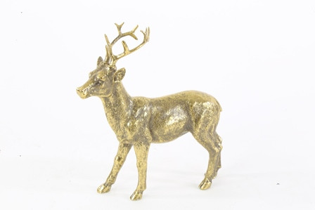 Hirsch Porzellan gold antik