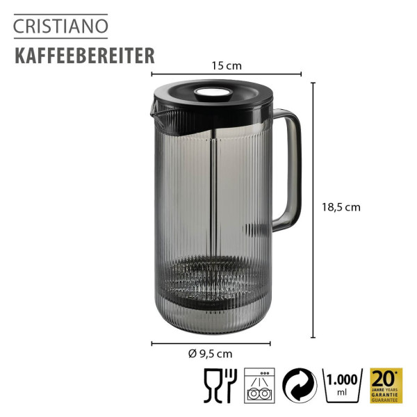 Kaffeebereiter CRISTIANO 1.000ml