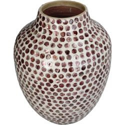 Vase Capiz Burgundy 24x24x30cm