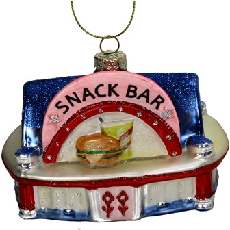 Hänger Snackbar Glas multi 11,4cm