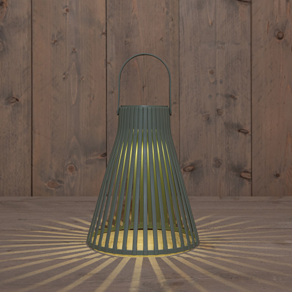 Solar Hängelampe 1 LED olive 20X20X24cm